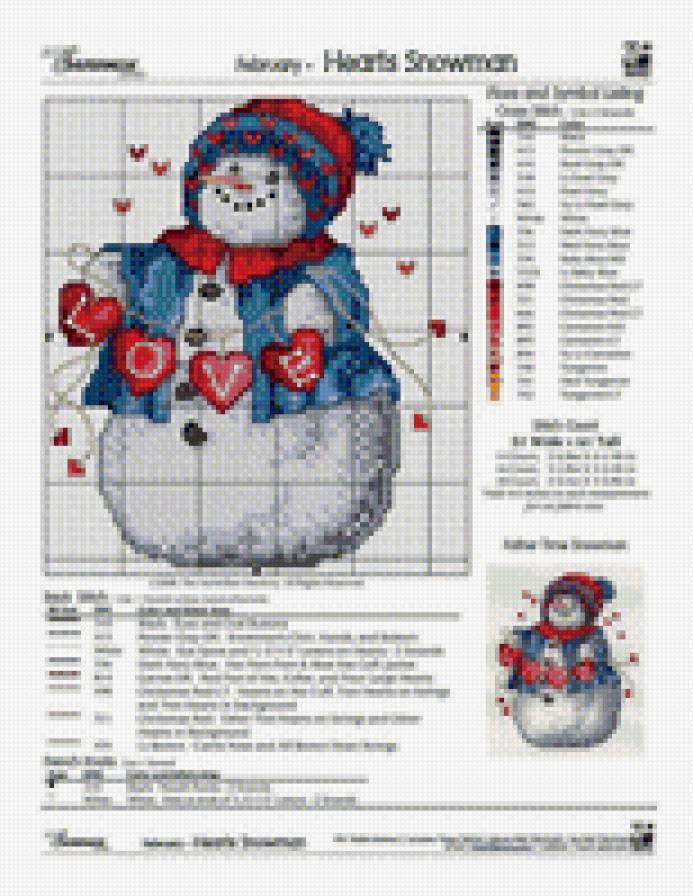 снеговик 3 - снеговик, любовь - предпросмотр