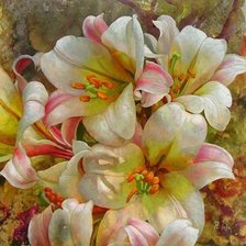 Схема вышивки «Прекрасные лилии.»