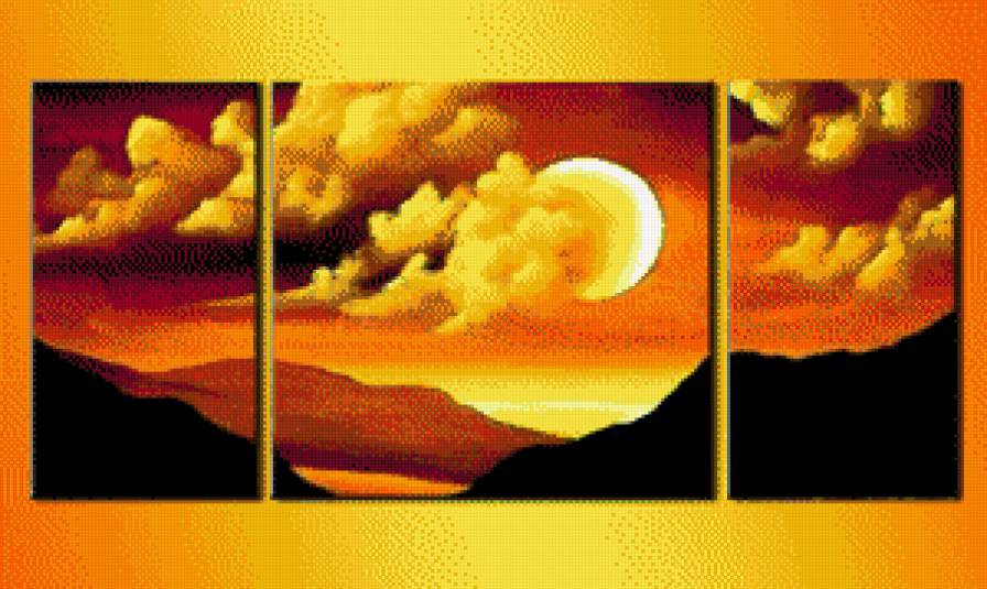 триптих - полиптих, триптих, картины, картина - предпросмотр