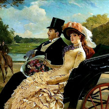 Схема вышивки «на прогулке»