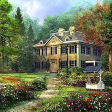 Схема вышивки «Особняк»