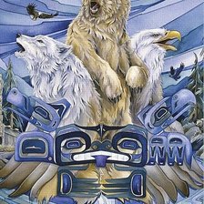 Схема вышивки «Тотем "Северные животные"»