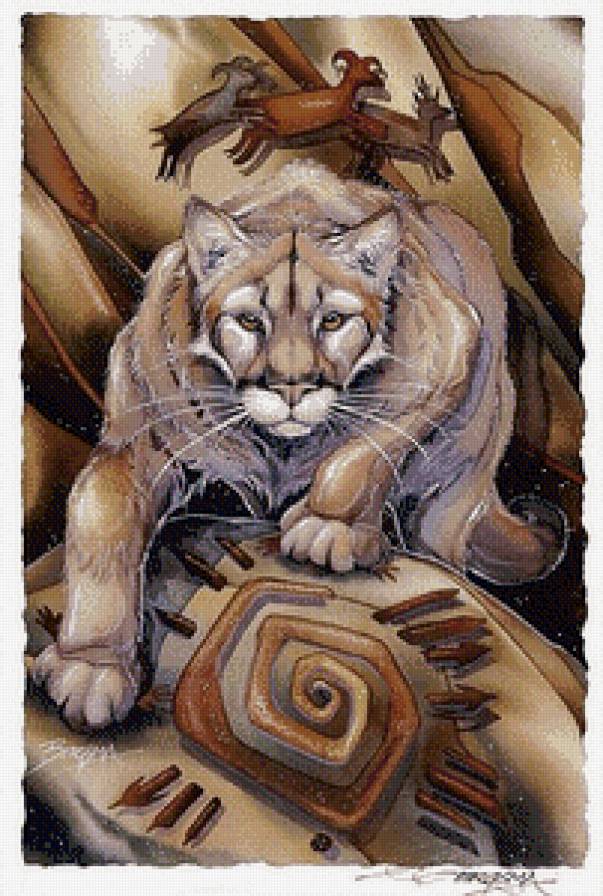 Тотем "Пума" - животные, пума - предпросмотр