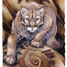 Схема вышивки «Тотем "Пума"»