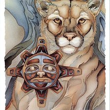 Схема вышивки «Тотем "Пума"»