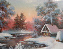 Схема вышивки «Зимушка»