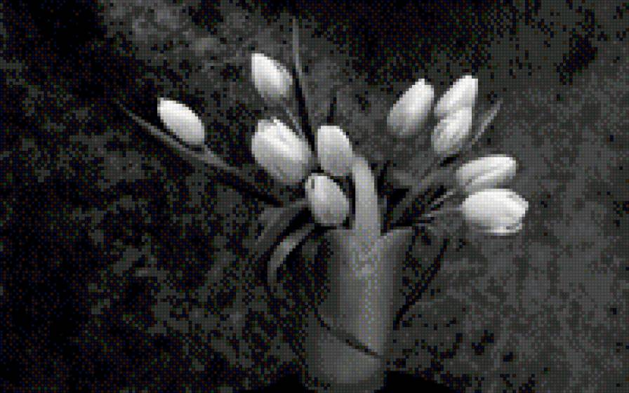 Тюльпаны - ваза, тюльпаны, натюрморт - предпросмотр