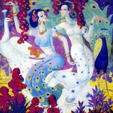 Схема вышивки «Красотки»