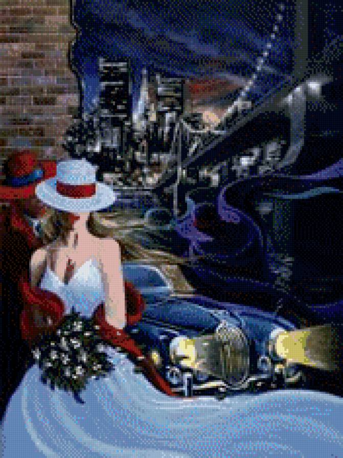 невеста - шляпка, машины, невеста, люди, женский образ, девушка - предпросмотр