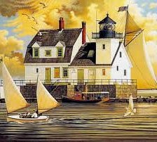 Схема вышивки «морской пейзаж»