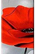 Схема вышивки «Серо-красные маки_3»