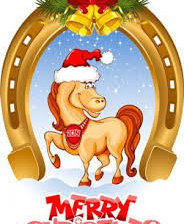 Схема вышивки «новогодняя лошадка»