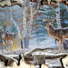 Схема вышивки «Встреча»