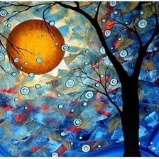 Схема вышивки «Волшебное дерево»