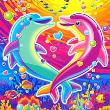 Схема вышивки «Сказочные дельфины»