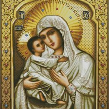 Схема вышивки «богородица»