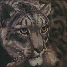 Схема вышивки «леопард»