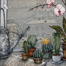 Схема вышивки «Цветы»