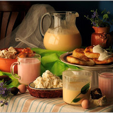 Схема вышивки «завтрак»