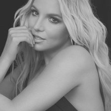 Схема вышивки «Бритни Спирс»