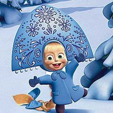 Схема вышивки «снегурочка-маша»