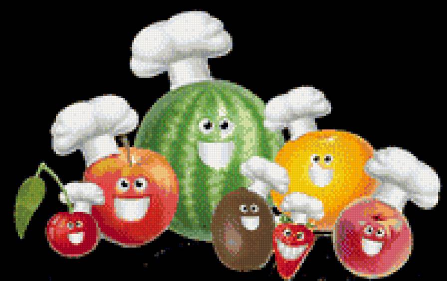 фруктики - кухня, фрукты - предпросмотр