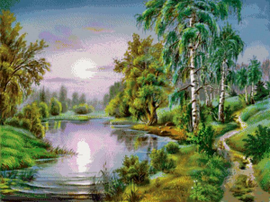 серия "весна" - весна.парк.река.природа - предпросмотр