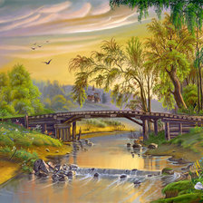 Схема вышивки «серия "весна"»