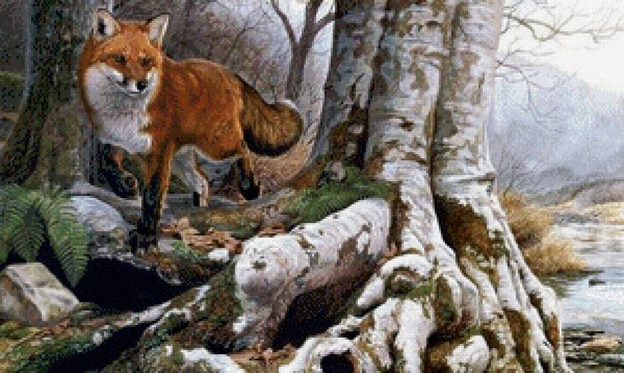 лиса - животные, природа, хищник - предпросмотр