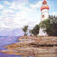 Схема вышивки «маяк»