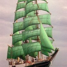 Схема вышивки «Корабль»