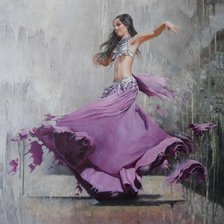 Схема вышивки «Танцовщица»