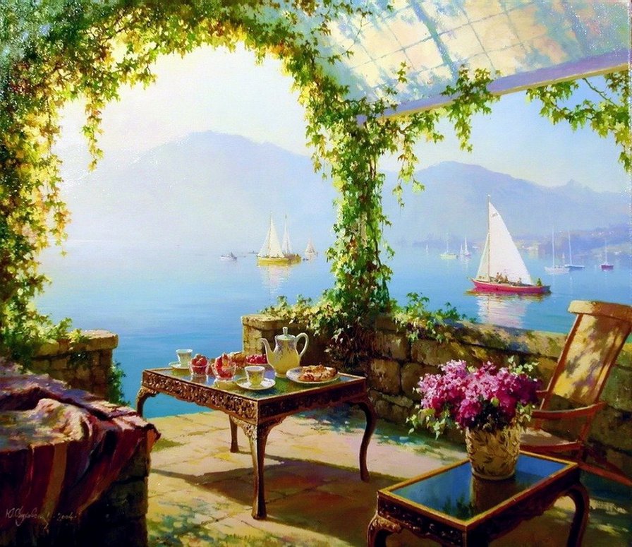 завтрак у моря - оригинал