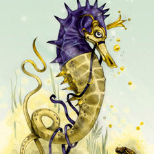 Схема вышивки «кони бывают разные...»