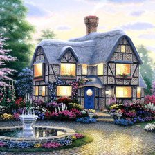 Схема вышивки «Уютный домик»