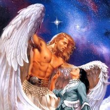 Схема вышивки «Ангел-хранитель»