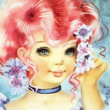 Схема вышивки «Девочка»