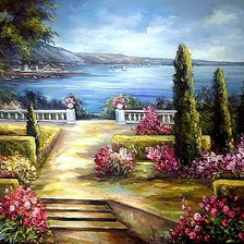 Схема вышивки «Приморский парк»