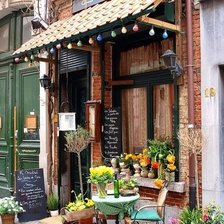 Схема вышивки «кафе»