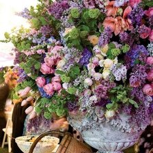 Схема вышивки «цветы»