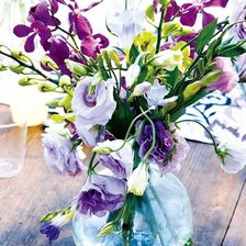 Схема вышивки «цветы»