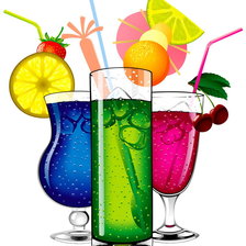 Схема вышивки «панно "напитки"»