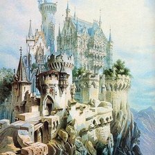 замок на скале