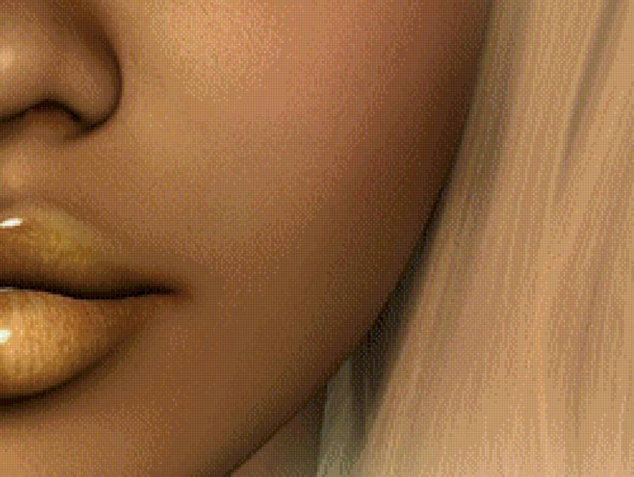 "Портрет виртуальной девушки"  ч. 4 низ - девушка, портрет - предпросмотр