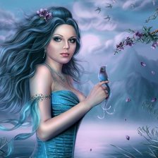 Схема вышивки «Лесная фея»