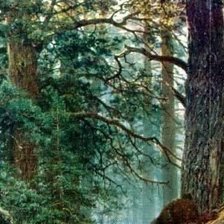 Схема вышивки «"Мишки в лесу" Иван Шишкин ч. 1 верх»