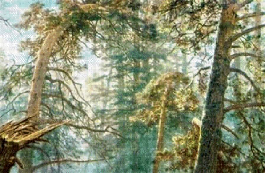 "Мишки в лесу" Иван Шишкин ч. 2 верх - иван, мишки в лесу, картины, шишкин - предпросмотр