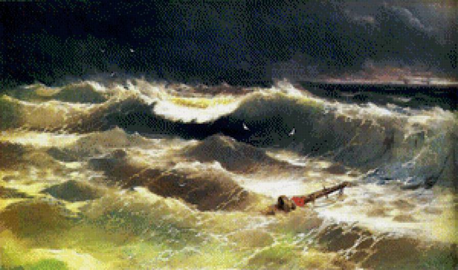 Шторм. - волны, море, шторм - предпросмотр