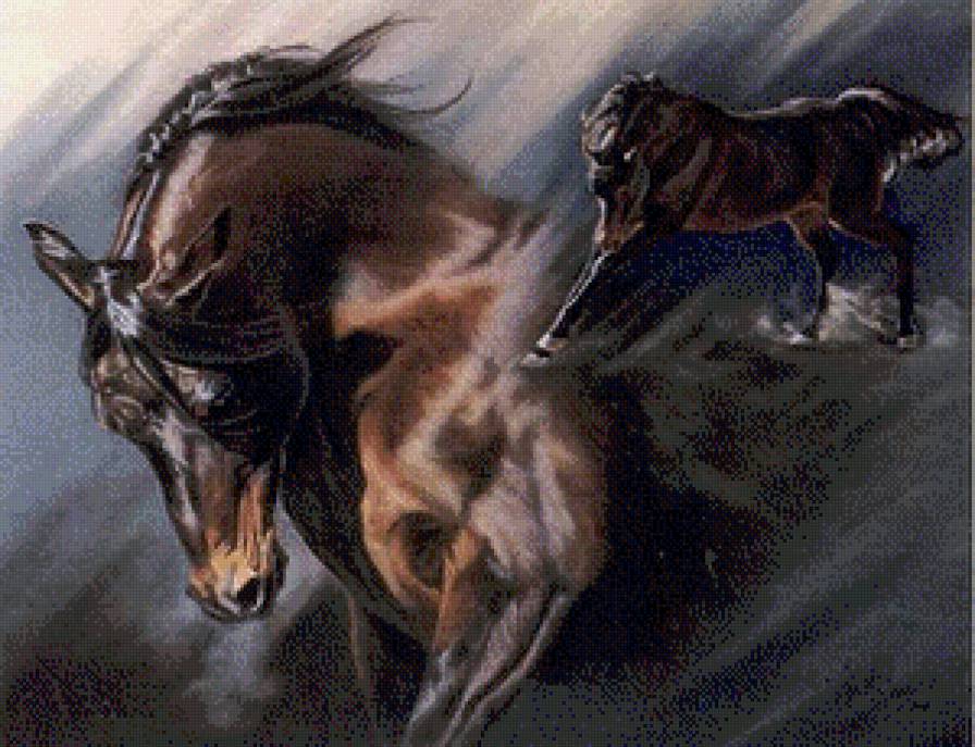 Лошадь - лошади, животные - предпросмотр