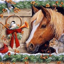 Схема вышивки «Лошадь»